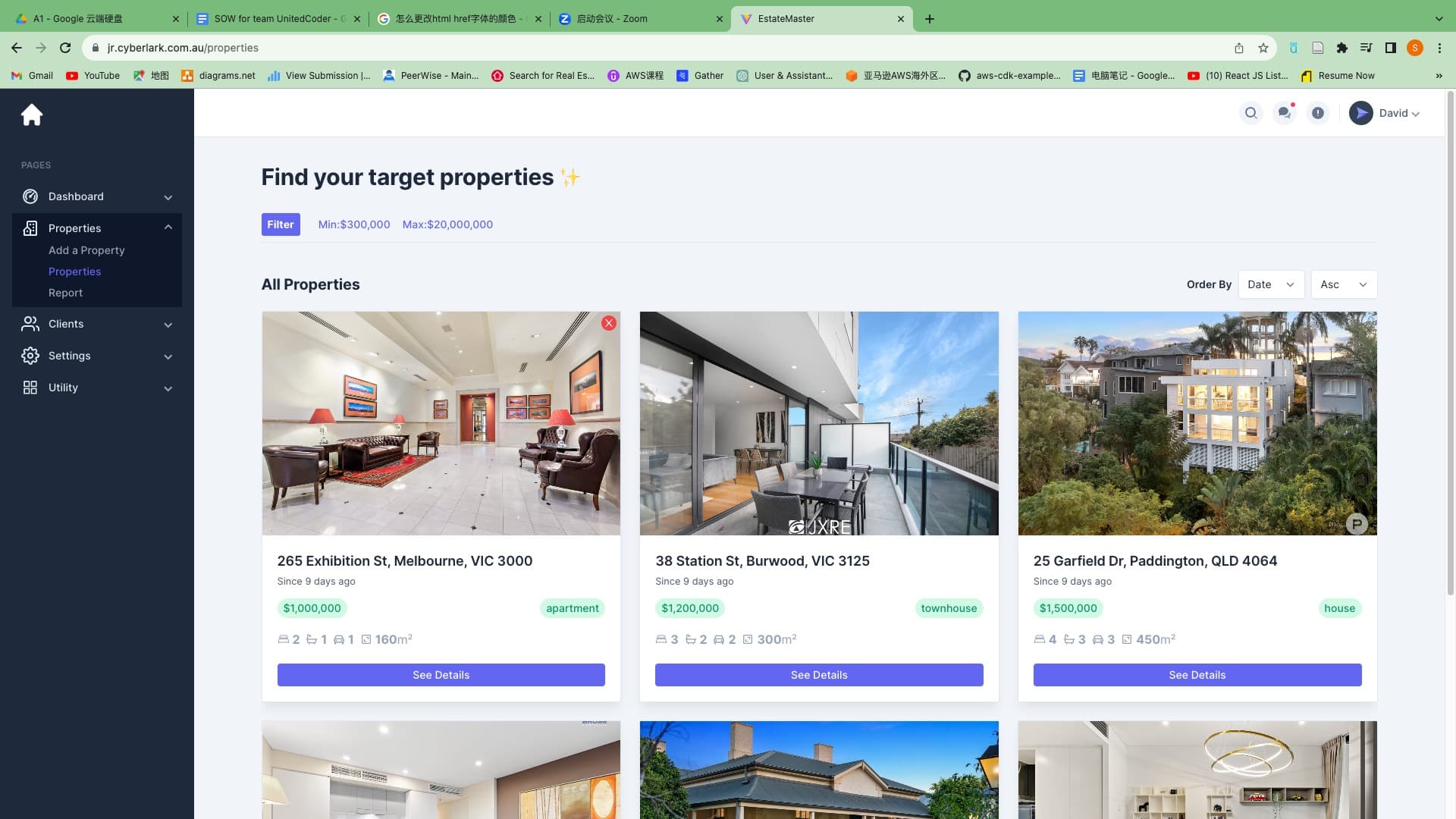 Real estate online ERP System cover